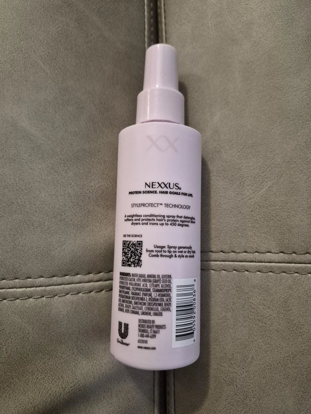 Nexxus Prep & Protect Heat Defense Spray — Light Pink